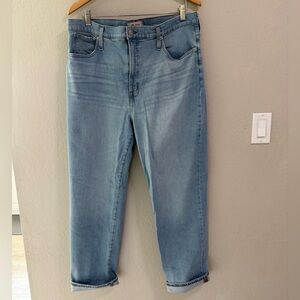 Madewell The Perfect Vintage Straight Jean Light Wash Size 33